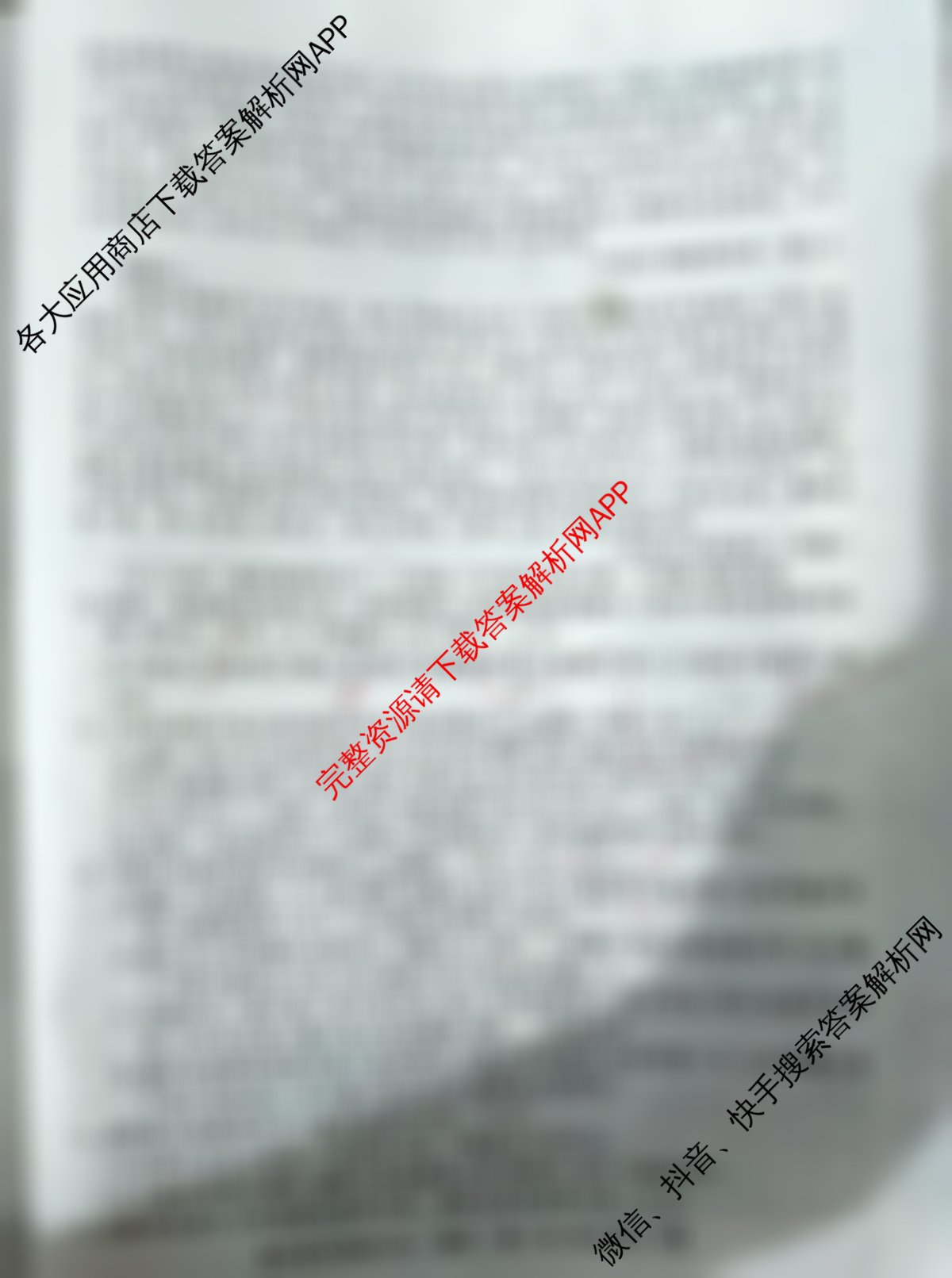 2025年普通高校招生考试冲刺压轴卷(四)4（含语文(Y在括号外)、地理(B在括号内)、生物(C在括号内)等）语文试题