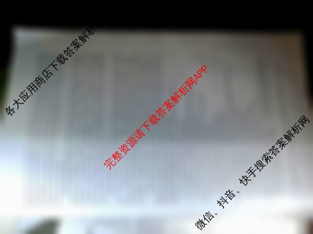 A10联盟&宿州十三校2025级高一上学期11月期中质量检测各科答案及试卷（含历史(A) 化学(人教版A) 物理(C)等）英语试题