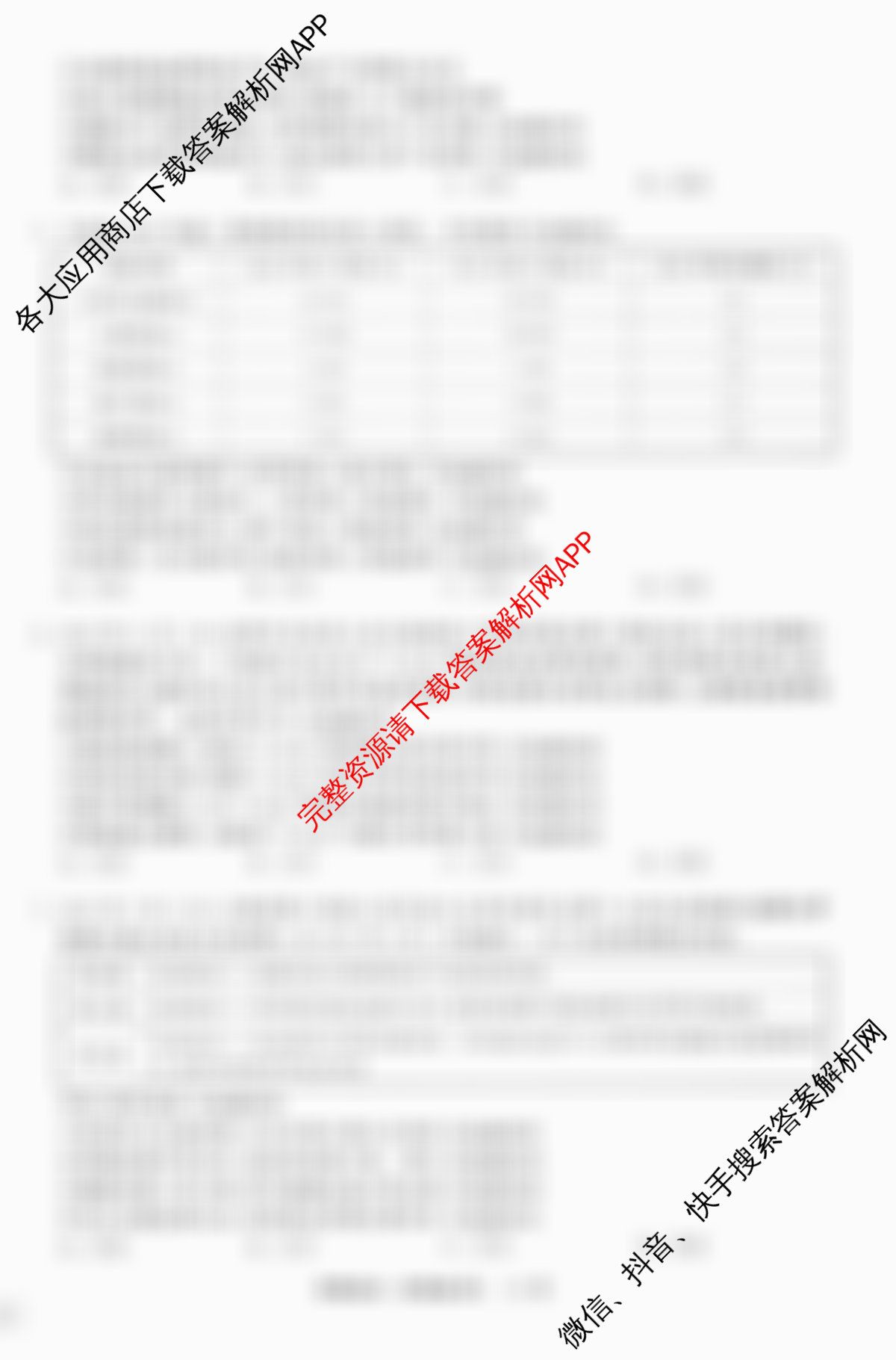 天舟高考衡中同卷2026年普通高等学校招生全国统一考试模拟信息卷(四)4各科答案及试卷: 含化学(LE) 化学(WY) 政治(河南版)试卷解析政治试题