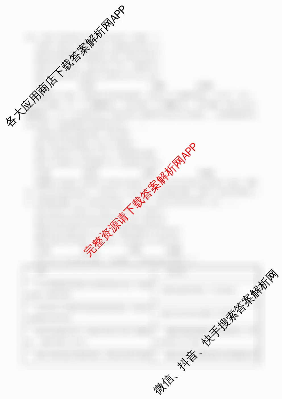 湖南省2025年秋季高三开学摸底考试模拟卷各科答案及试卷（9科全）政治试题