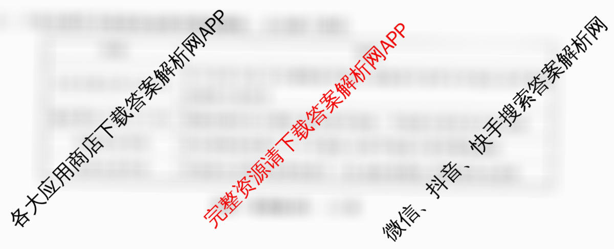 天舟高考衡中同卷2026年普通高等学校招生全国统一考试模拟信息卷(四)4各科答案及试卷: 含化学(LE) 化学(WY) 政治(河南版)试卷解析历史试题