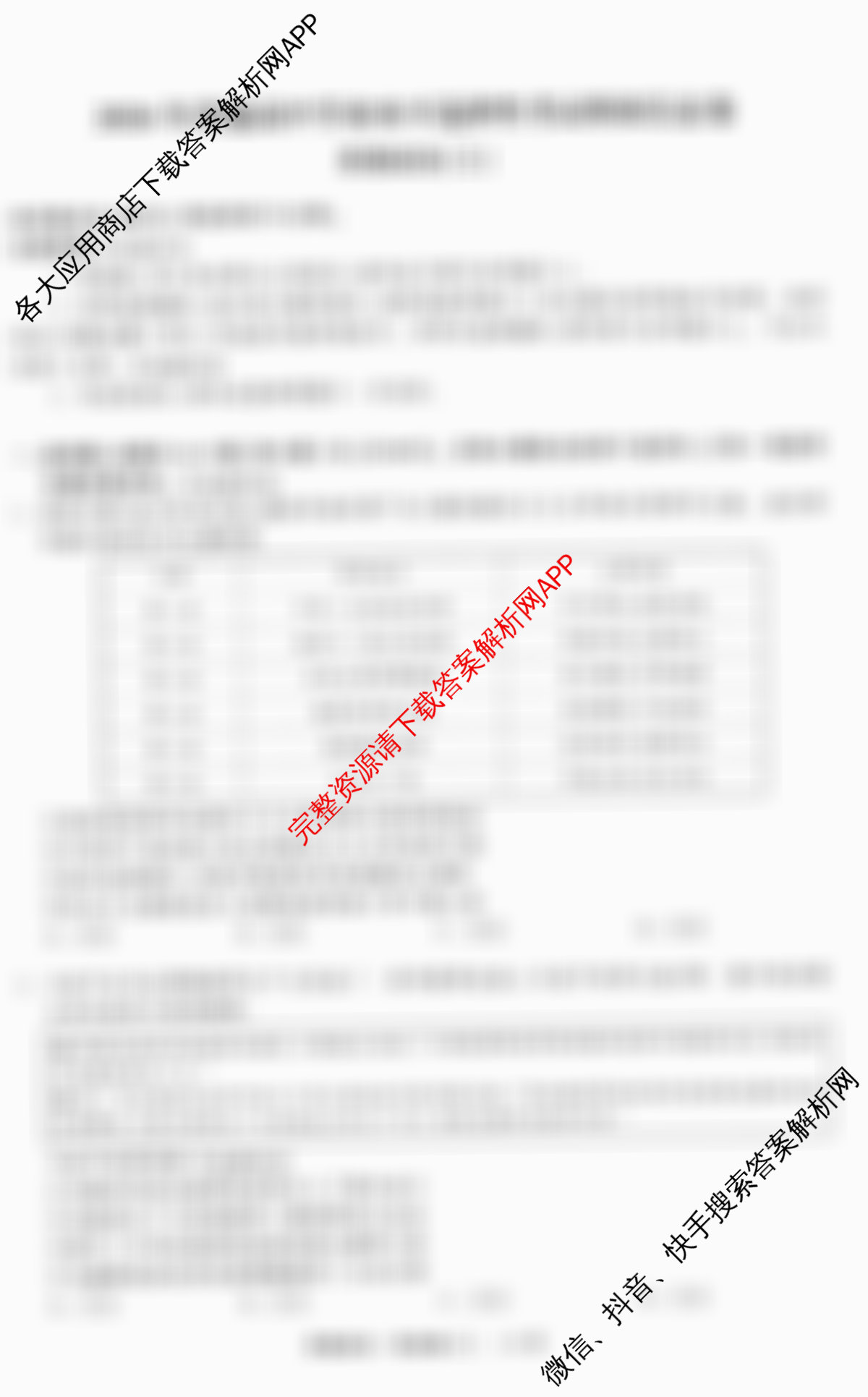 天舟高考衡中同卷2026年普通高等学校招生全国统一考试模拟信息卷(三)3(已更新化学(WG) 历史(WS) 生物(湖北版)等35份)政治试题