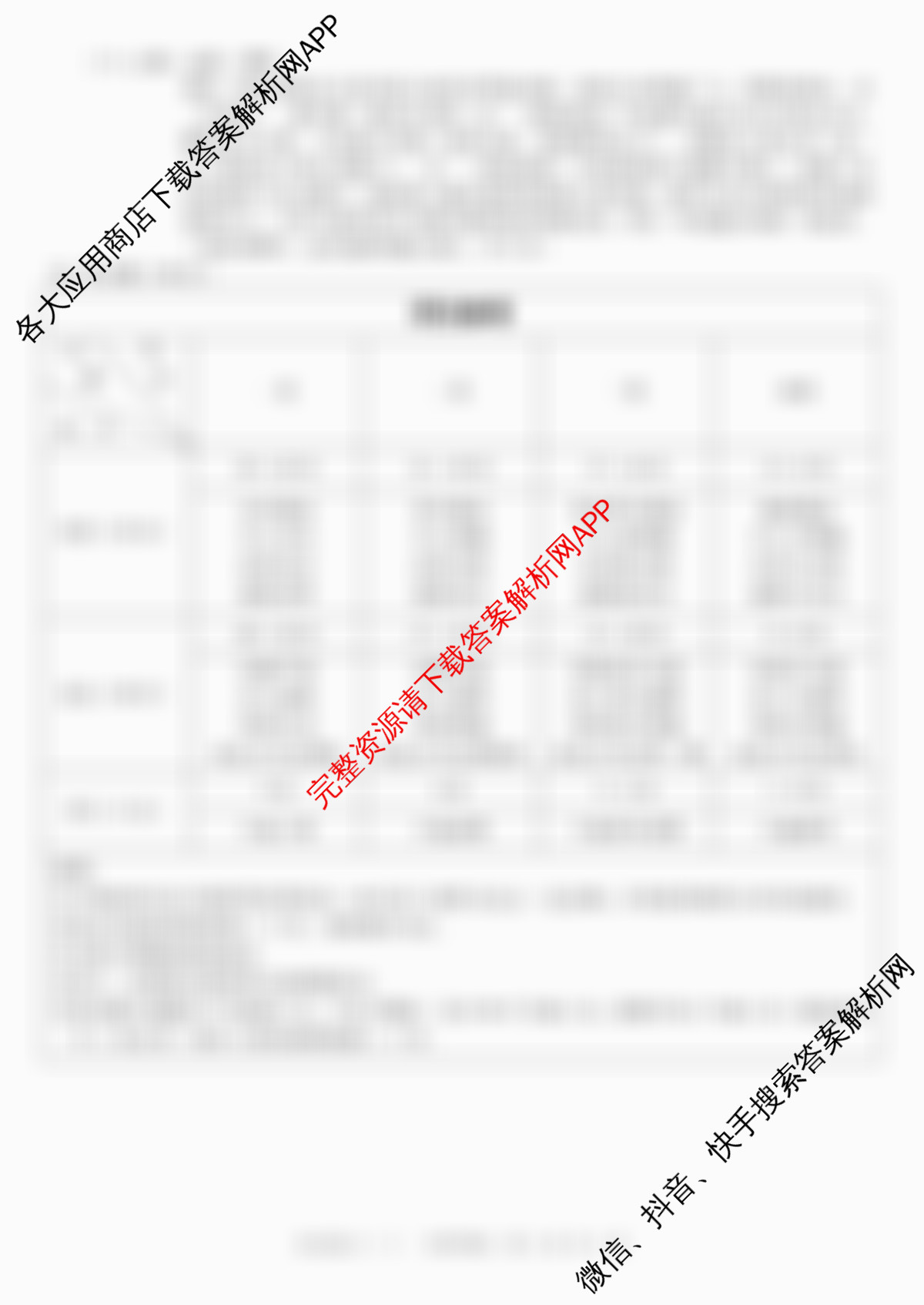 河北2026年初中毕业班(九年级)练(三)3试卷及答案汇总（含数学 化学 物理等）语文答案