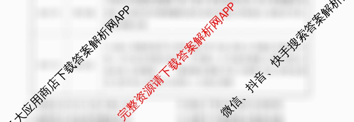 衡水金卷先享题夯基卷 2026年普通高等学校招生全国统一考试模拟 (一)1各科答案及试卷（33科全）历史试题