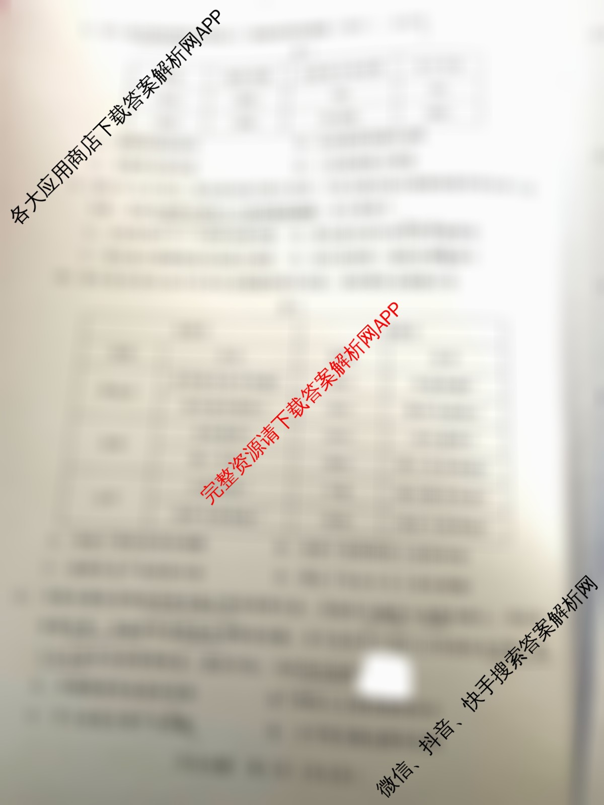 吉林省长春市2026届高三质量监测(二)试卷及答案汇总（含政治、数学、英语等）历史试题
