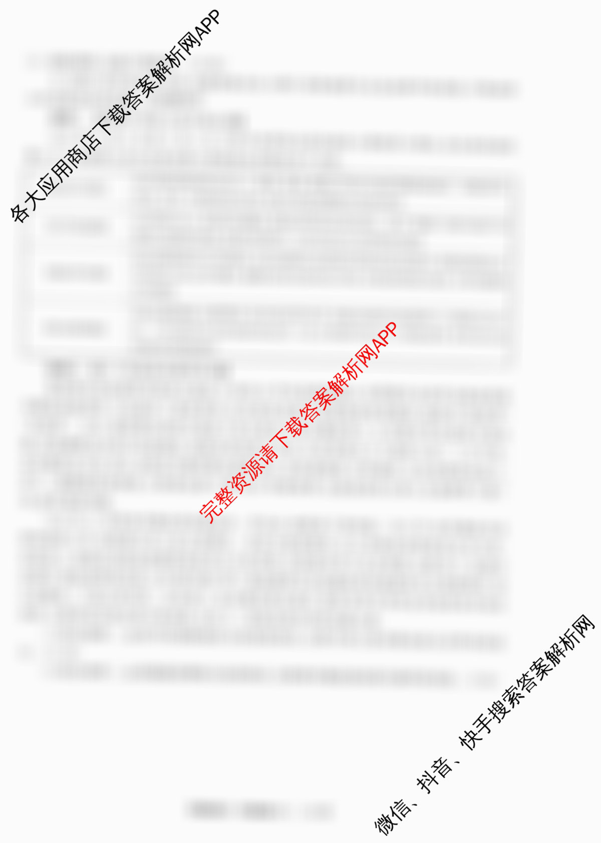 天舟高考衡中同卷2026年普通高等学校招生全国统一考试模拟信息卷(六)6各科答案及试卷: 含英语(B)、地理(GY)、物理(山东版)试卷解析政治试题