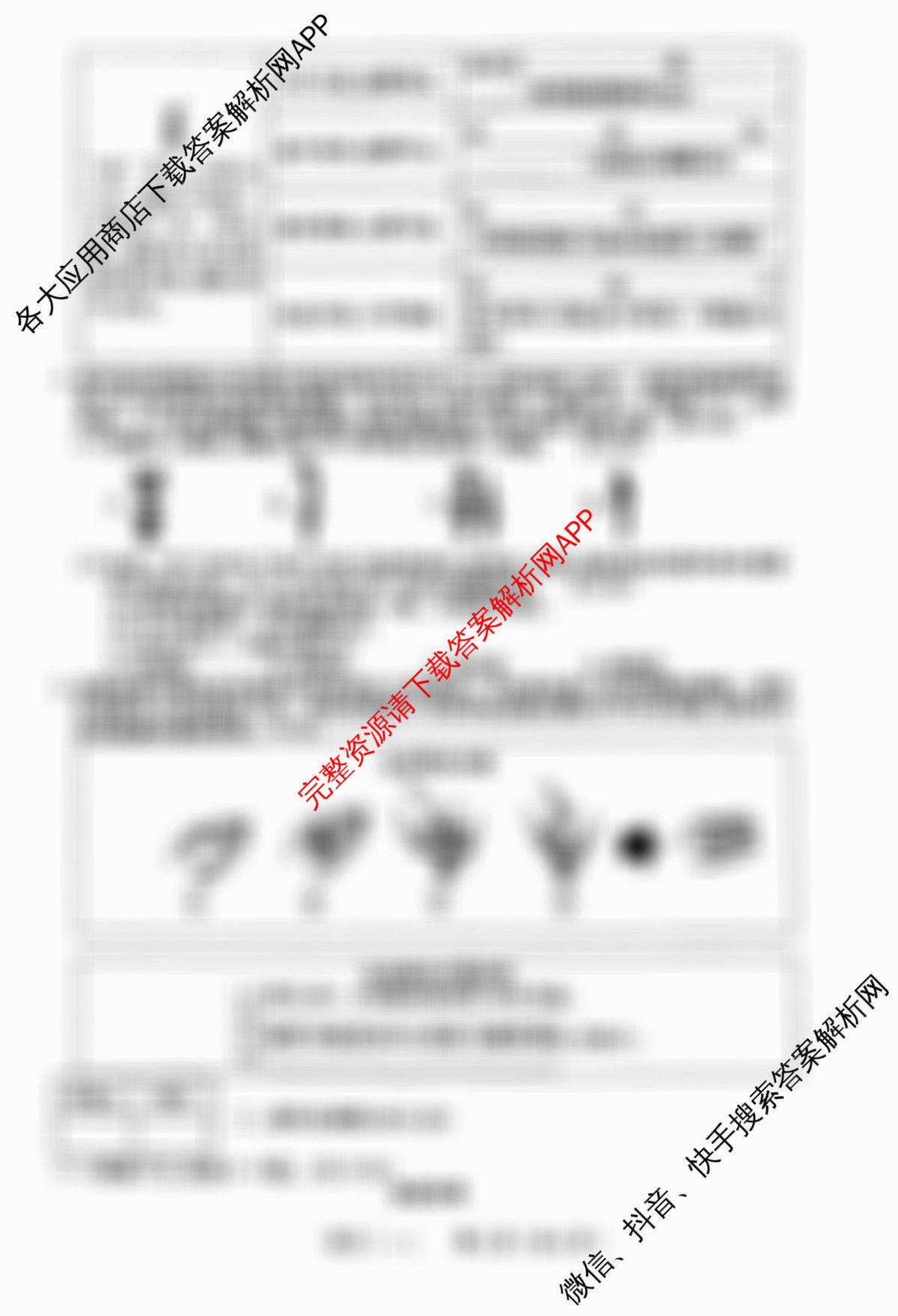 2025年河南省中考预测试卷(一)1试卷及答案汇总（含道德与法治 数学 物理等7份）语文试题