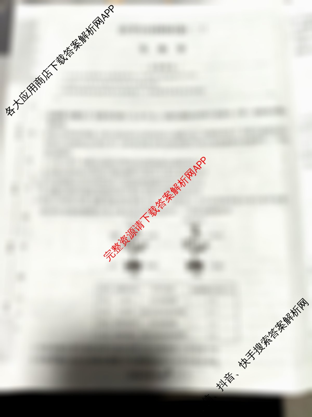 天一大联考2026届高考全真模拟卷(二)2试卷及答案汇总(已更新化学(湖南专版)、物理(河北专版)、物理(河南专版)等49份)生物试题