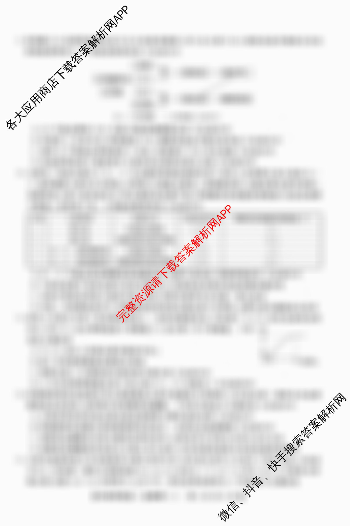 2026普通高等学校招生全国统一考试冲刺押题卷(三)3（16科全）生物试题