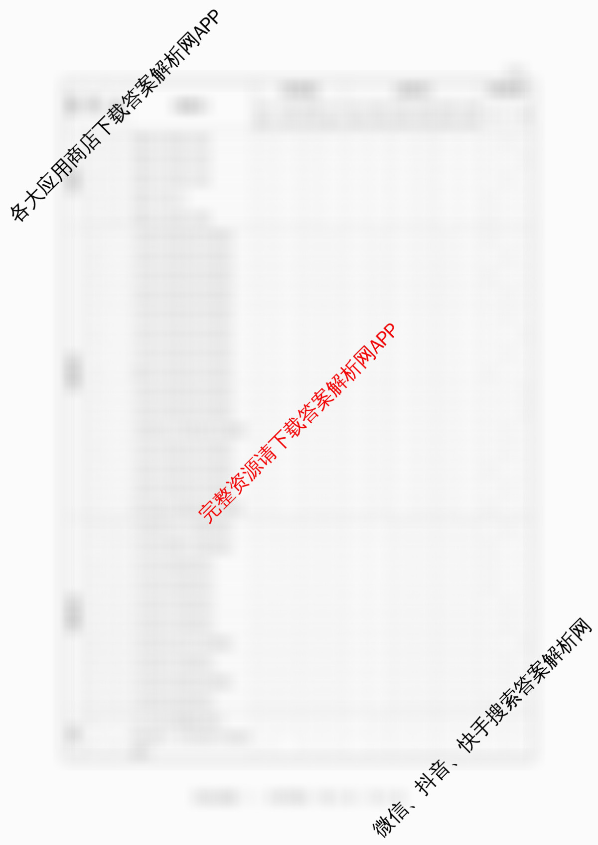 冲刺新高考2026届高考仿真模拟卷(T8)(三)3各科答案及试卷（含历史、物理(河北专版)、地理(河北专版)等20份）英语答案