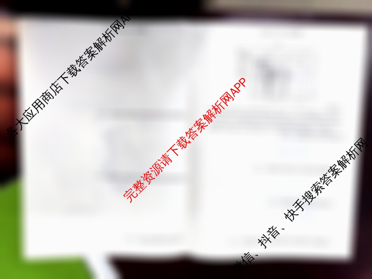  天一大联2024-2025学年高一年级阶段性测试(四)4（20科全）地理试题