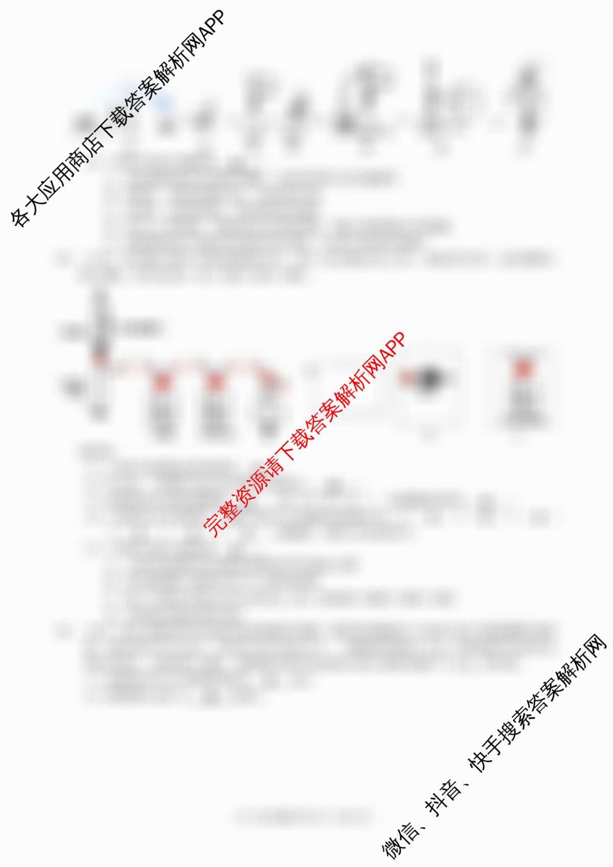 2024学年第一学期浙江省9+1高中联盟高一年级期中考试试卷及答案汇总（含英语 物理 语文等）化学试题